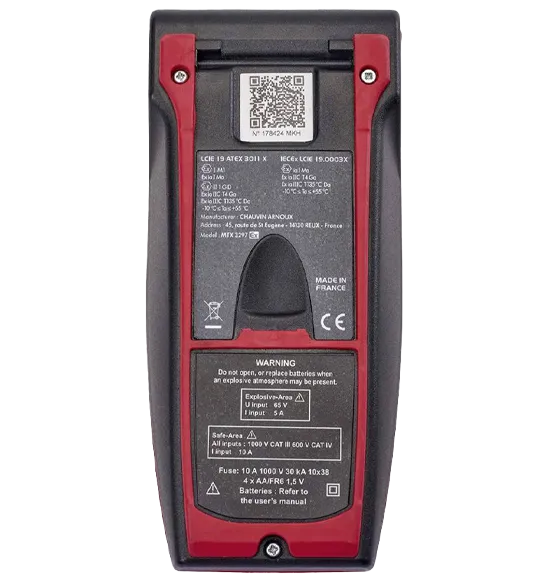 Multímetro Metrix MTX 3297 Atex Multímetro Metrix MTX 3297 Atex